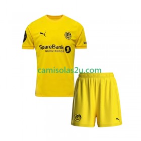 Camisolas de futebol FK Bodo Glimt Criança Equipamento Principal 2025 Manga Curta